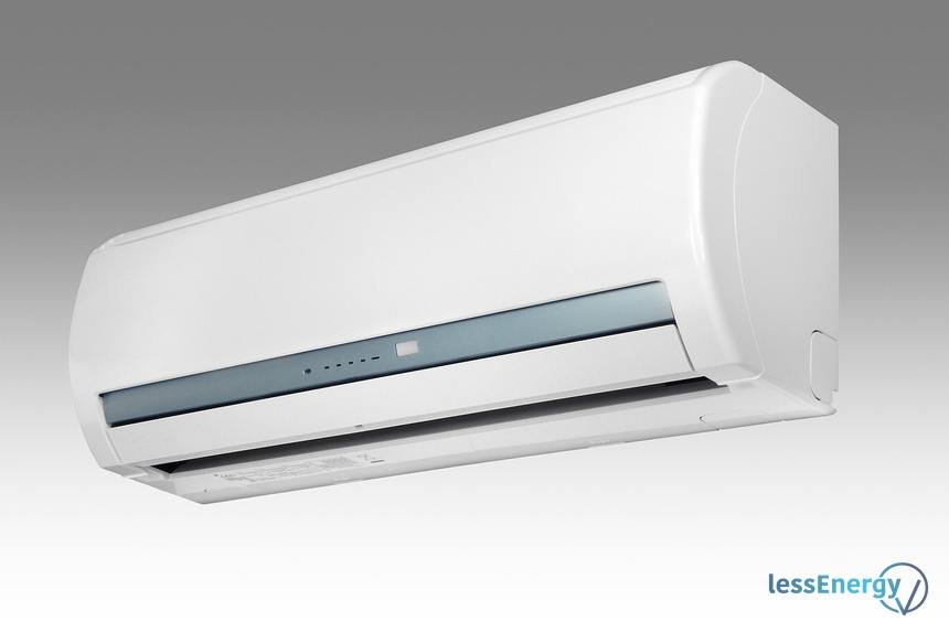 Split de pared de alta eficiencia instalado por Less Energy Climatización